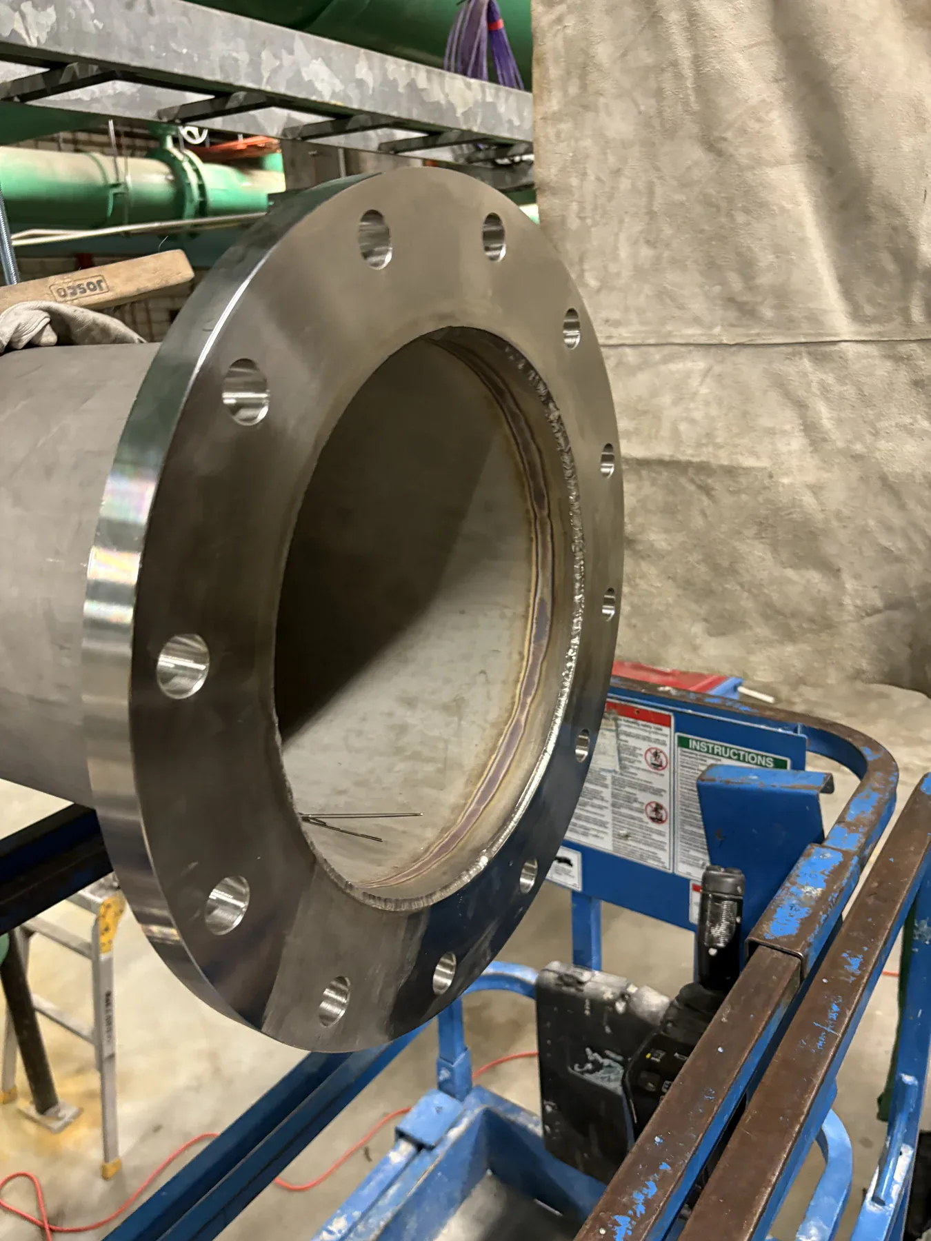 316 stainless pipe welding for Royal Perth Hospital